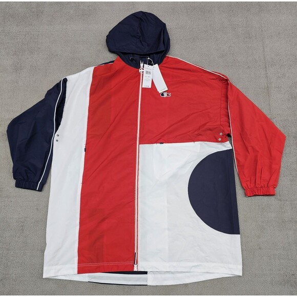 Lacoste Men's SPORT French Sporting Spirit Edition Oversized Raincoat M/L Multi - Picture 2 of 11